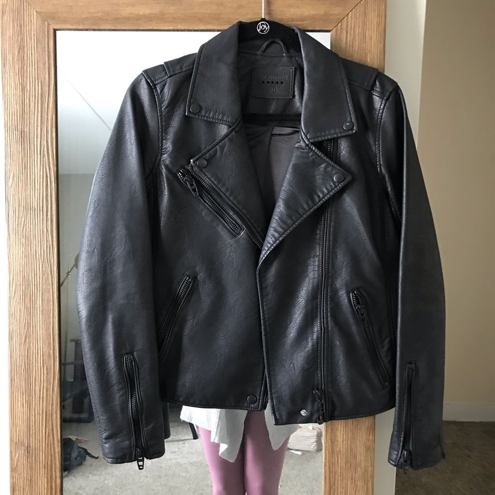 Blank NYC faux leather jacket